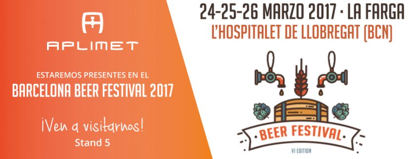 Aplimet estará presente en el Barcelona Beer Festival | Aplimet - Tiradores de Cerveza image 1